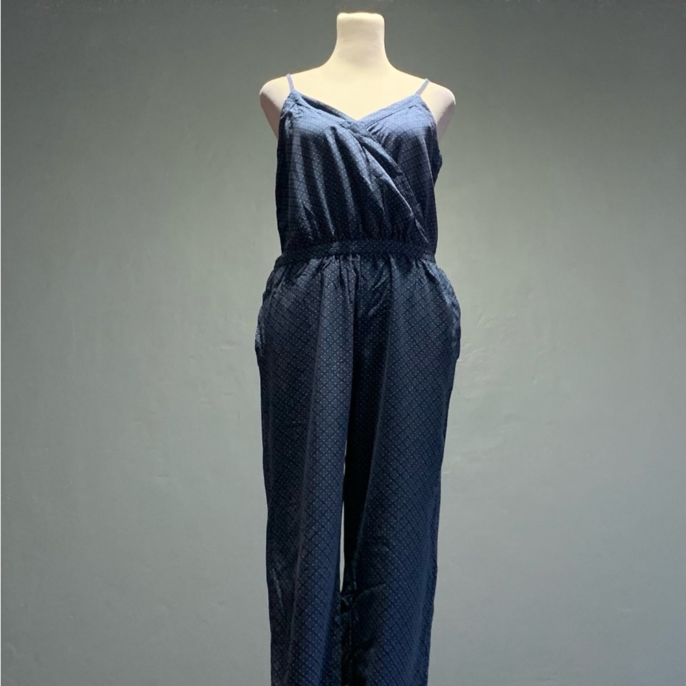 Madewell 1937 Women’s Sz Small Blue Printed Jumpsuit